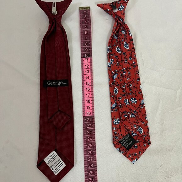 2 Boys Clip on ties - Picture 2 of 4